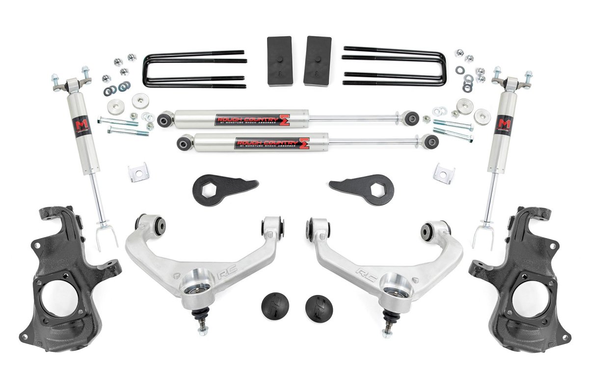 GMC Sierra 3500 HD Suspension Lift Kit - Rough Country - Knuckle Lift Kit | M1 - '11-'19